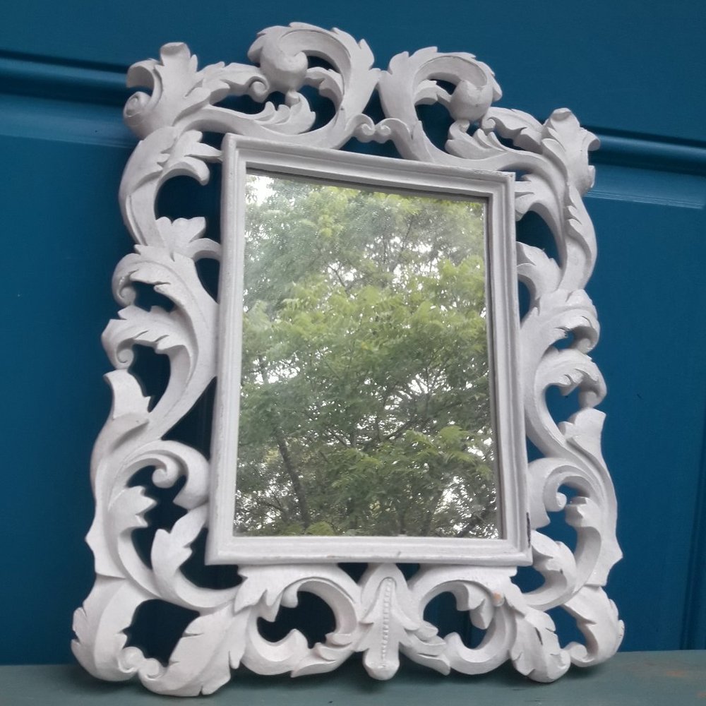 Mirror Vintage Wall Hanging Decor Bohemian Ornate Victorian Greek Edwardian Boho